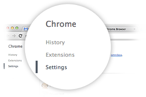 Nastavitve za Google Chrome